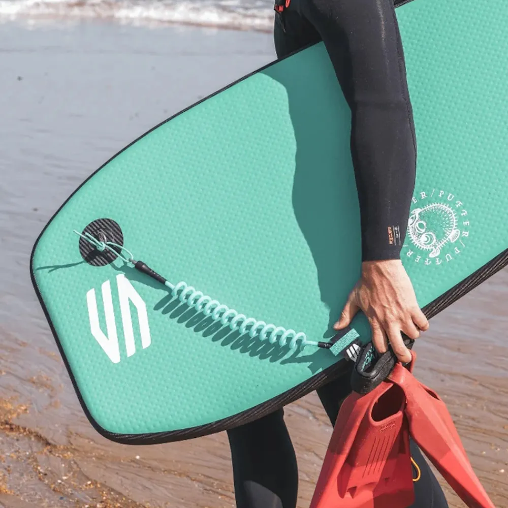 SNIPER Bodyboard gonflable Puffer 45 Teal/Yellow