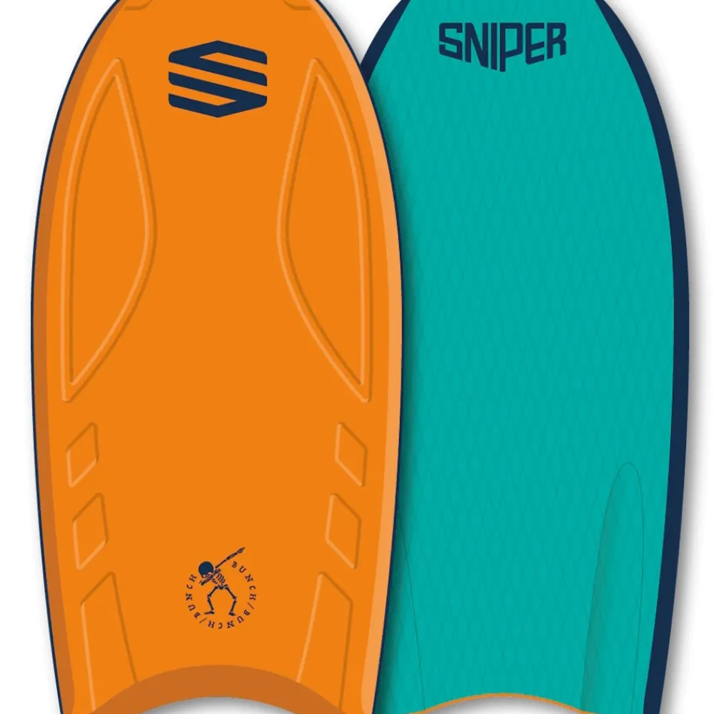 SNIPER Bodyboard Bunch II Orange/Teal 38