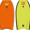 WAVE POWER Planche De Bodyboard^Bodyboard Woop Orange/Lime 41