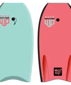 WAVE POWER Planche De Bodyboard^Bodyboard Woop Opal/Fluro Red 39