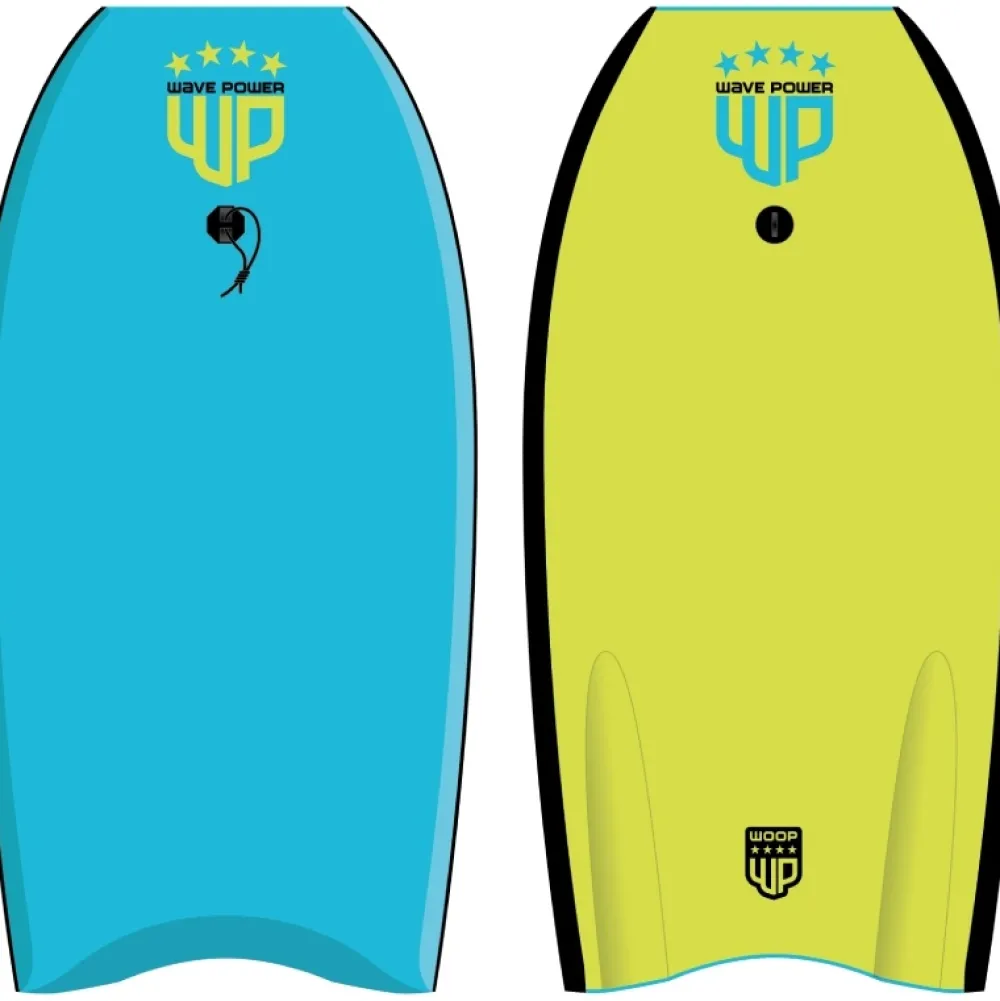 WAVE POWER Bodyboard Woop blue/lime 33