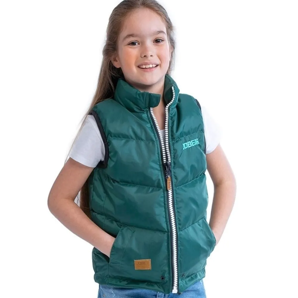 Enfant JOBE Bodywarmer unisexe enfant | Sarcelle foncé