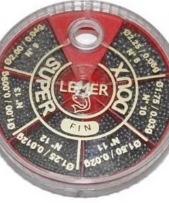 LEMER Boite 6 cases plombs fendus marron 90 gr