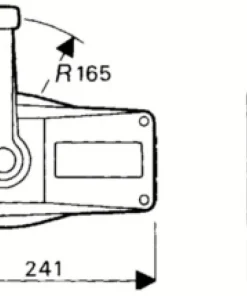 ULTRAFLEX Commande Moteur^Boîtier Latéral mono-levier B90