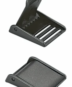 PLASTIMO Boucle à came noire 84 x 62mm