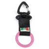 BEST DIVERS Mousquetons, Dragonnes, Clip Et Gaines^Boucle anneau sangle noire à clip Rose