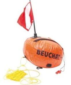 BEUCHAT Bouée Ronde^Bouée de signalisation gonflable Chasse Sous Marine Double Enveloppe