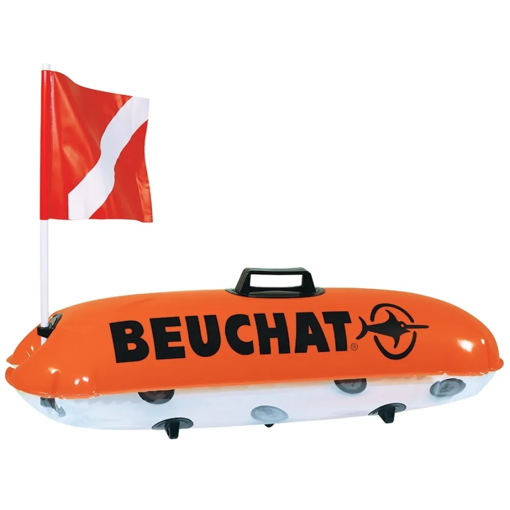 BEUCHAT Bouée longue gonflable chasse sous marine "Phantom" Torpedo