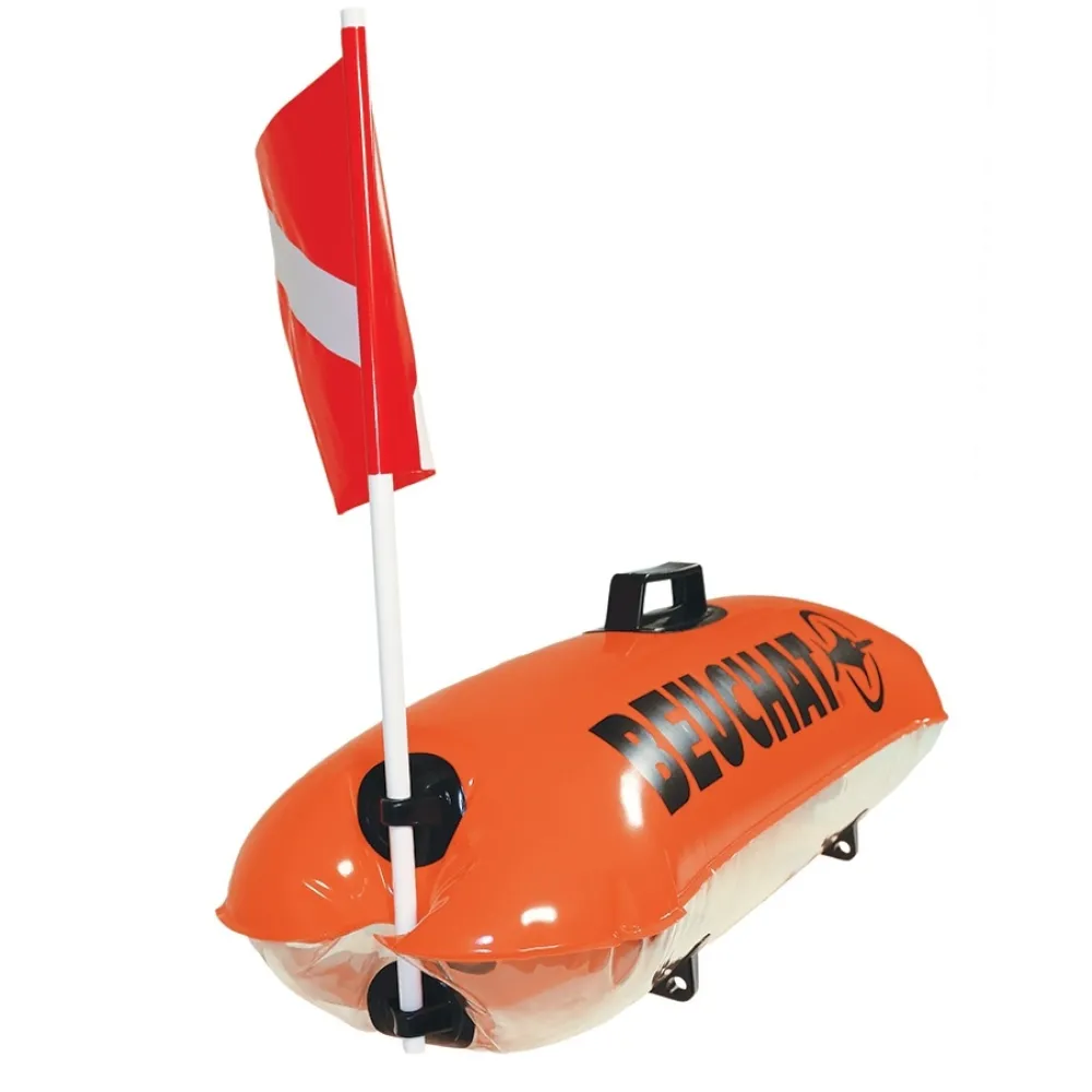 BEUCHAT Bouée longue gonflable chasse sous marine "Phantom" Torpedo