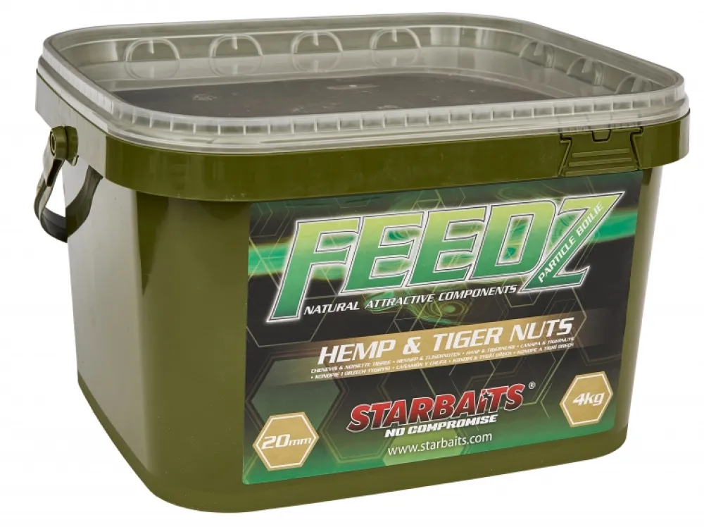 STARBAITS Appâts Carpe|Appat De Pêche^Bouillette Feedz Hemp & Tiger