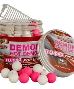STARBAITS Appâts Carpe|Appat De Pêche^Bouillette Performance Concept Demon Hot Demon Hard Bait Fluo Pop Up