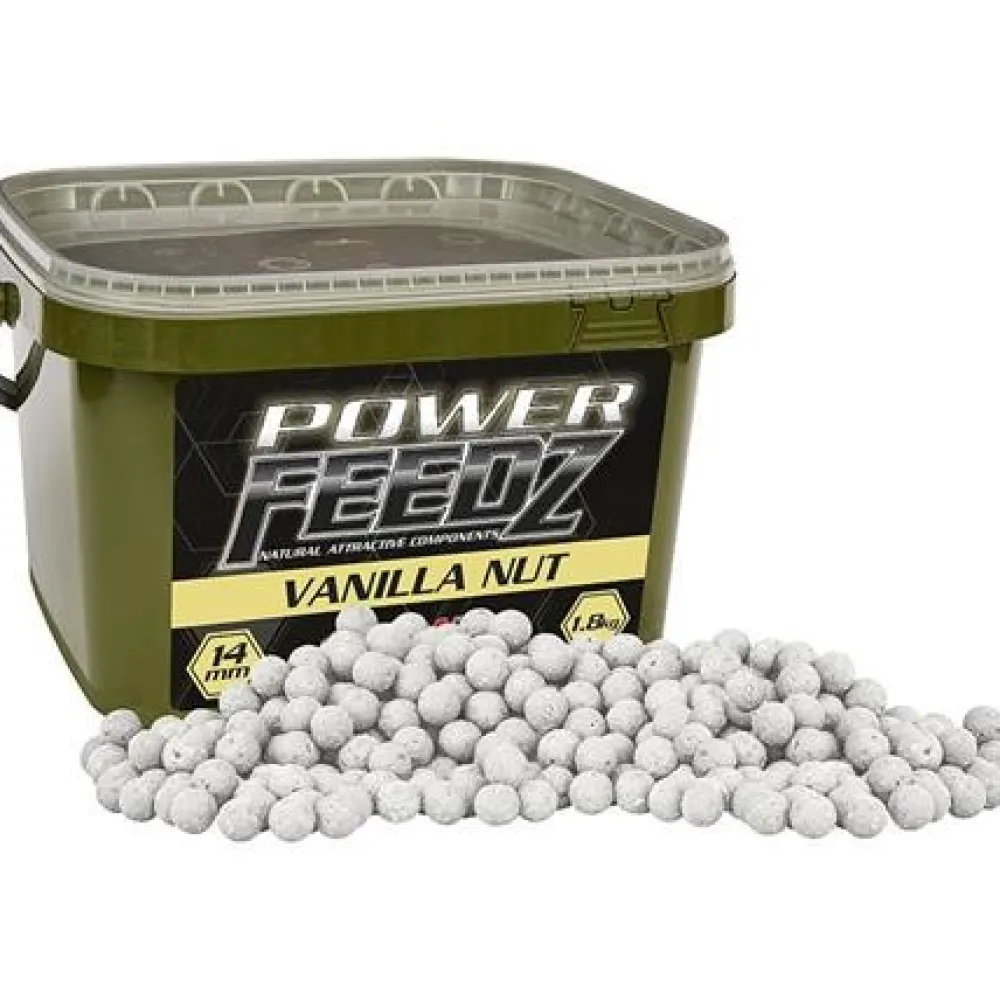 STARBAITS Appâts Carpe|Appat De Pêche^Bouillette Power Feedz Vanilla Nuts