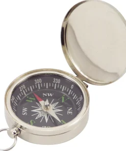 DéCOMARINE Boussole Laiton nickelé, Ø 4,5 cm