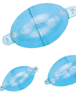 BULDO Plombs De Pêche / Bombettes / Buldos / Flotteurs|Accessoires De Montage De Lignes Truite^s Ovales Transparents avec oeuillets