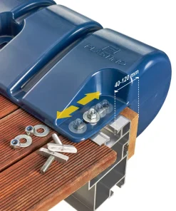 PLASTIMO Bumper bleu  tous pontons