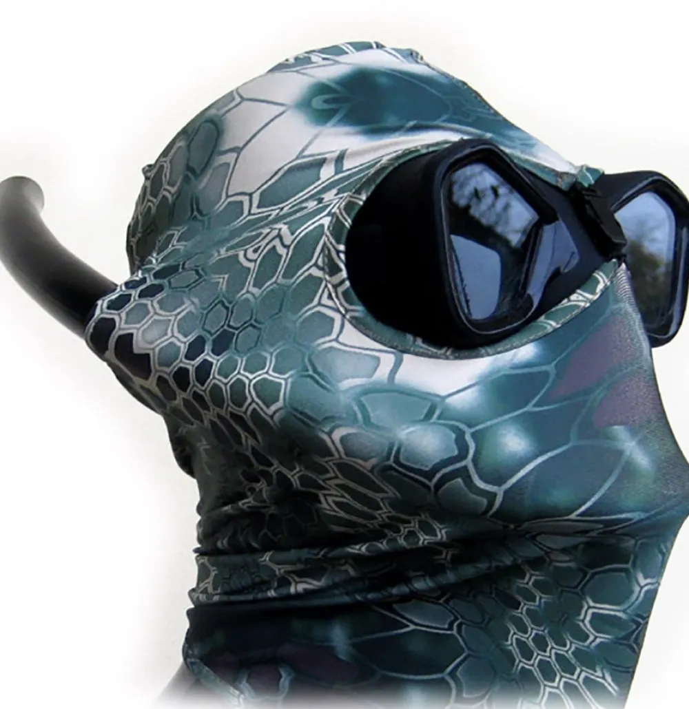 CRYPTIK Accessoire Camouflage^Cagoule anti-méduse Pikotech Dark Green Hood