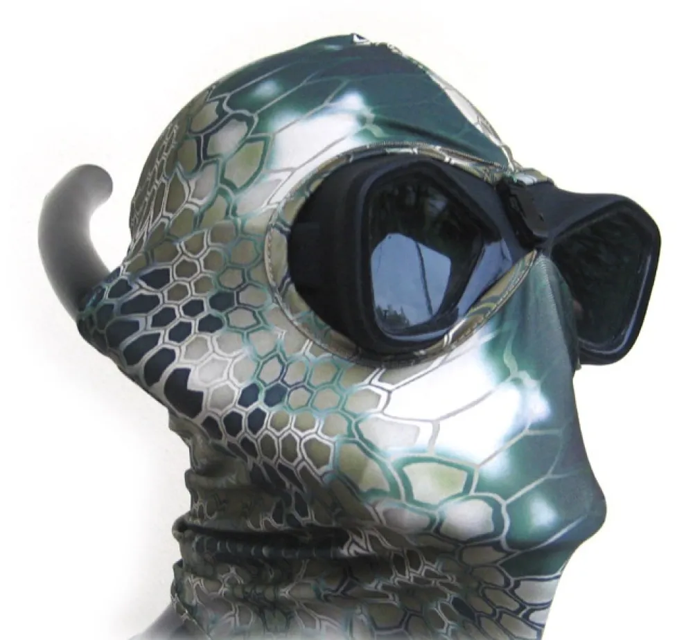 CRYPTIK Cagoule anti-méduse Pikotech Green Hood
