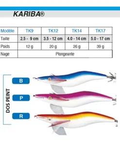 FLASHMER Leurres|Tous Les Produits^Calamarette Kariba Dos Peint 120 mm