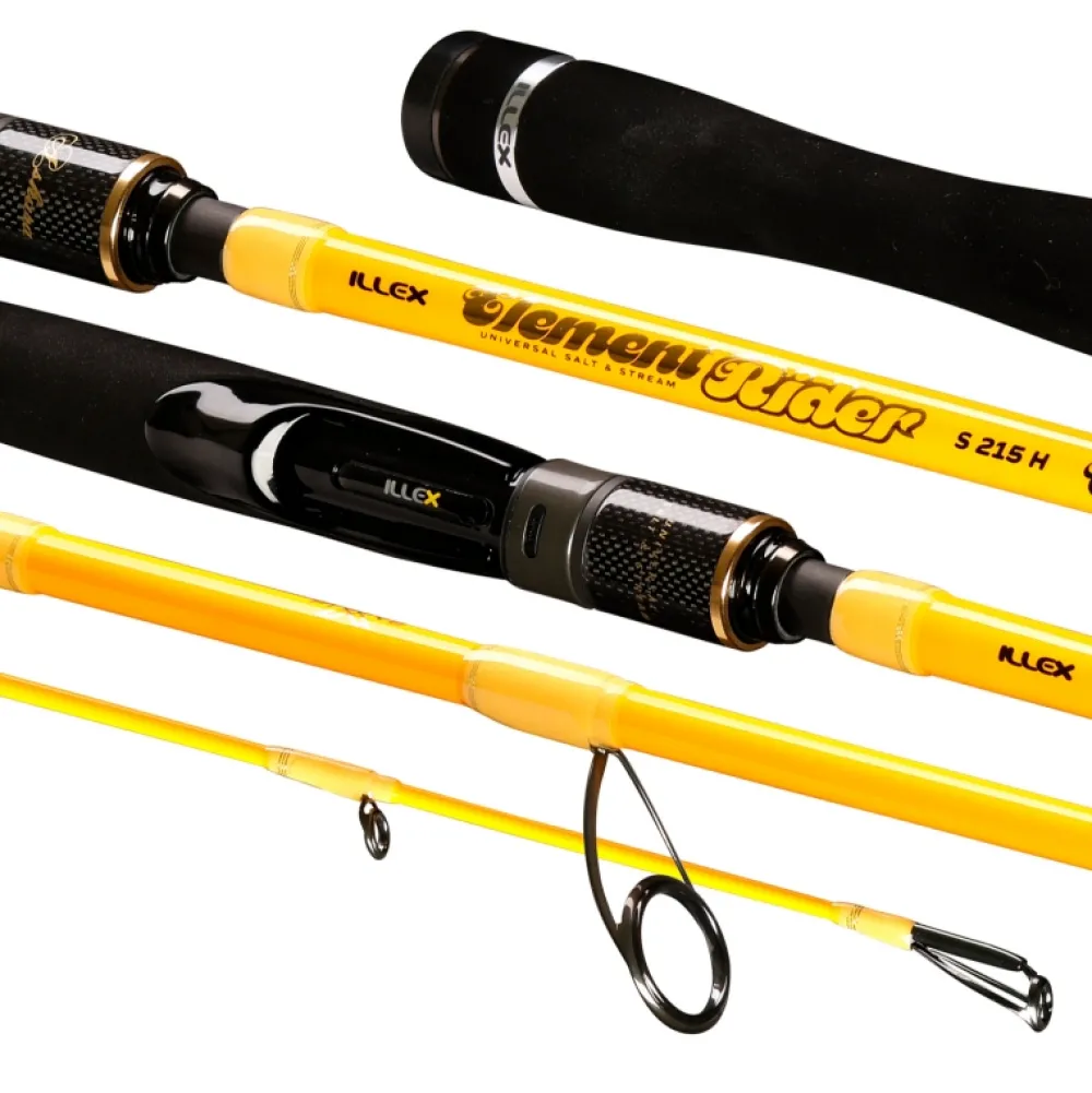 ILLEX Cannes Carnassier|Canne À Pêche^Canne spinning Ilex Element Rider X5 S215H Thunder Bolt