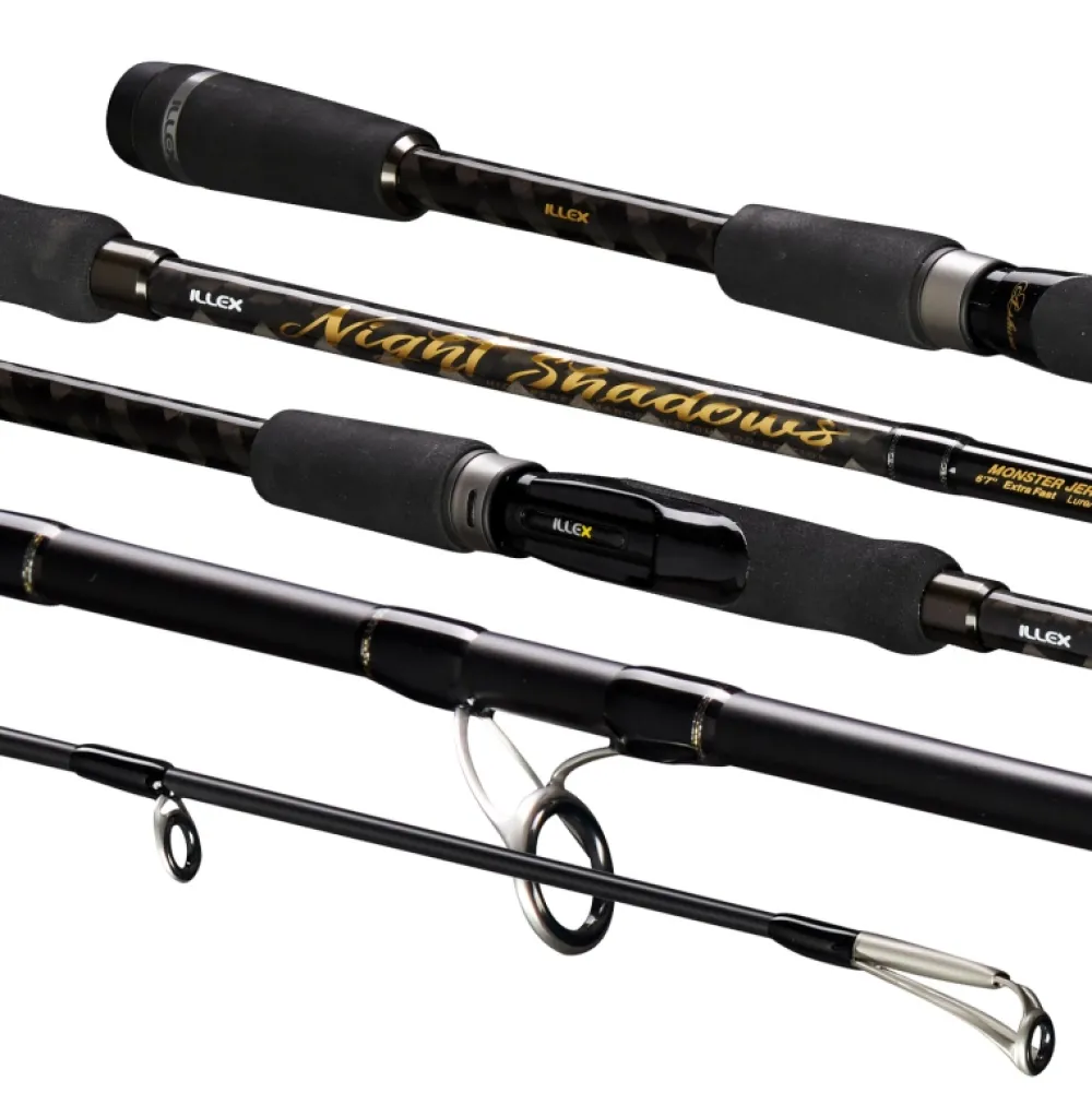 ILLEX Cannes Carnassier|Canne À Pêche^Canne spinning Night Shadows S2052H Monster Jerk Spécial