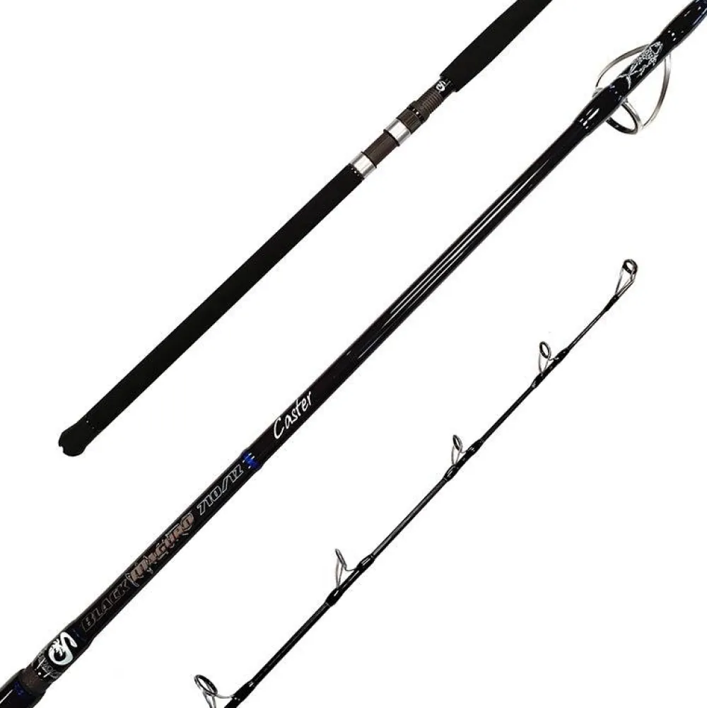 S-CRAFT Cannes Pêches Exotiques|Canne À Pêche^Canne spinning Black Maguro Caster 710/12