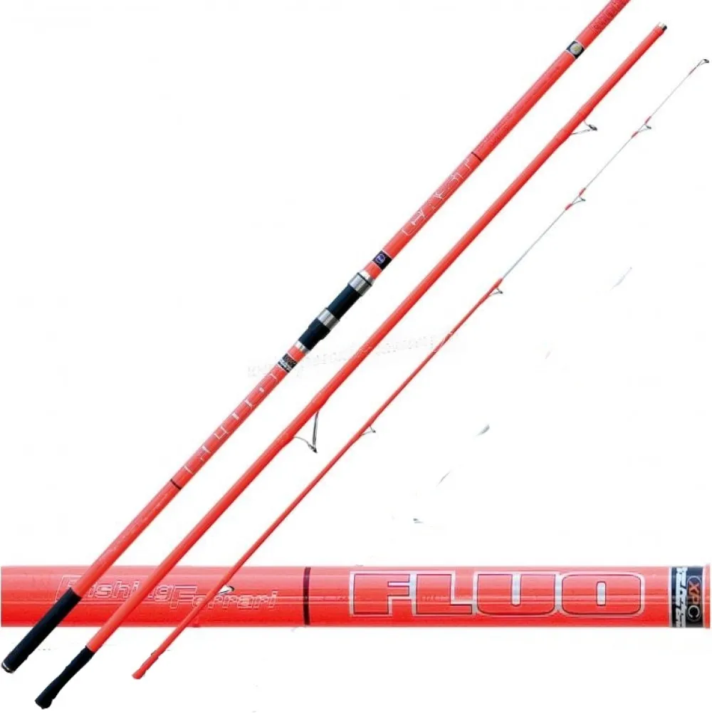 FISHING FERRARI Cannes Surfcasting & Bord De Mer|Cannes Pêches Exotiques^Canne Surfcasting FF Fluo Cast 4.20 m 100-250 gr