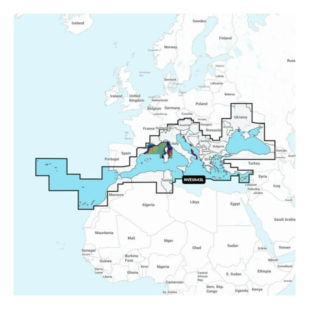 GARMIN Carte Marine^Carte Navionics Large Vision+