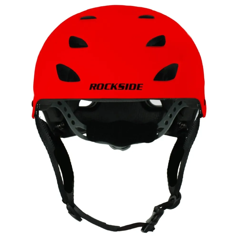 ROCKSIDE Casque de protection kayak Spring Rouge