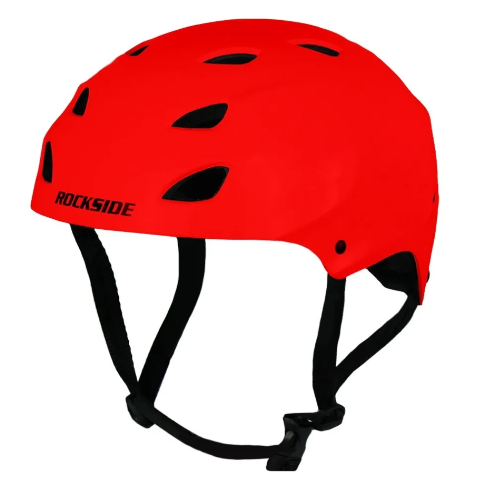 ROCKSIDE Casque de protection kayak Spring Rouge