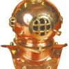 TOPOMARINE Laiton^Casque de scaphandre laiton & cuivre