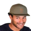 MELLOW SEA Chaussures & Accessoires Longe-Côte^Casquette Five Panel Kaki