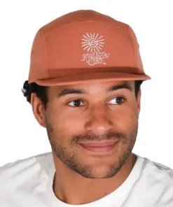 MELLOW SEA Casquette Five Panel Peach