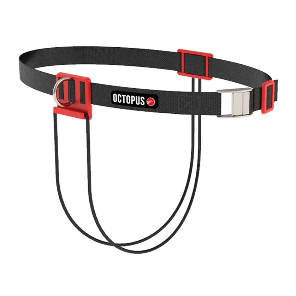 OCTOPUS FREEDIVING Accessoire Apnée|Ceinture D' Apnée^Ceinture CNF Rouge avec Largeur Inox
