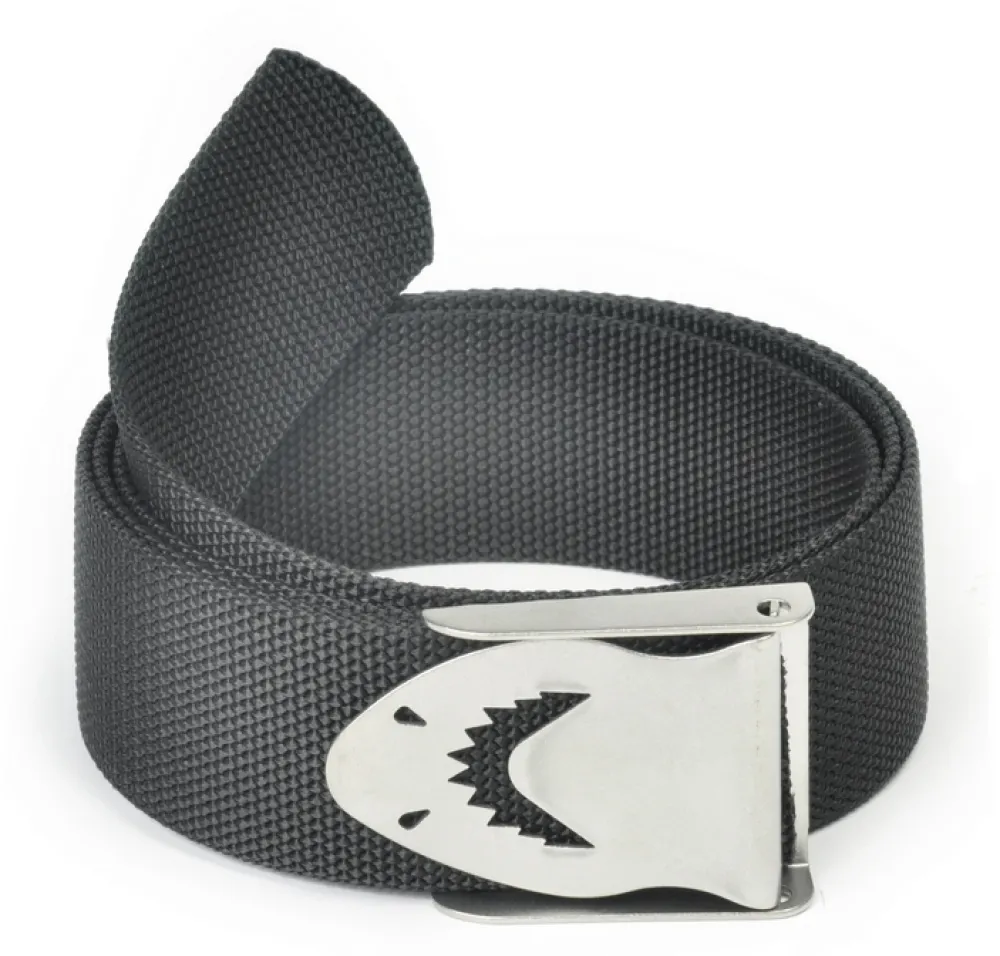 BEST DIVERS Lestage Et Ceintures^Ceinture de plongée Nylon Noir boucle Inox Requin