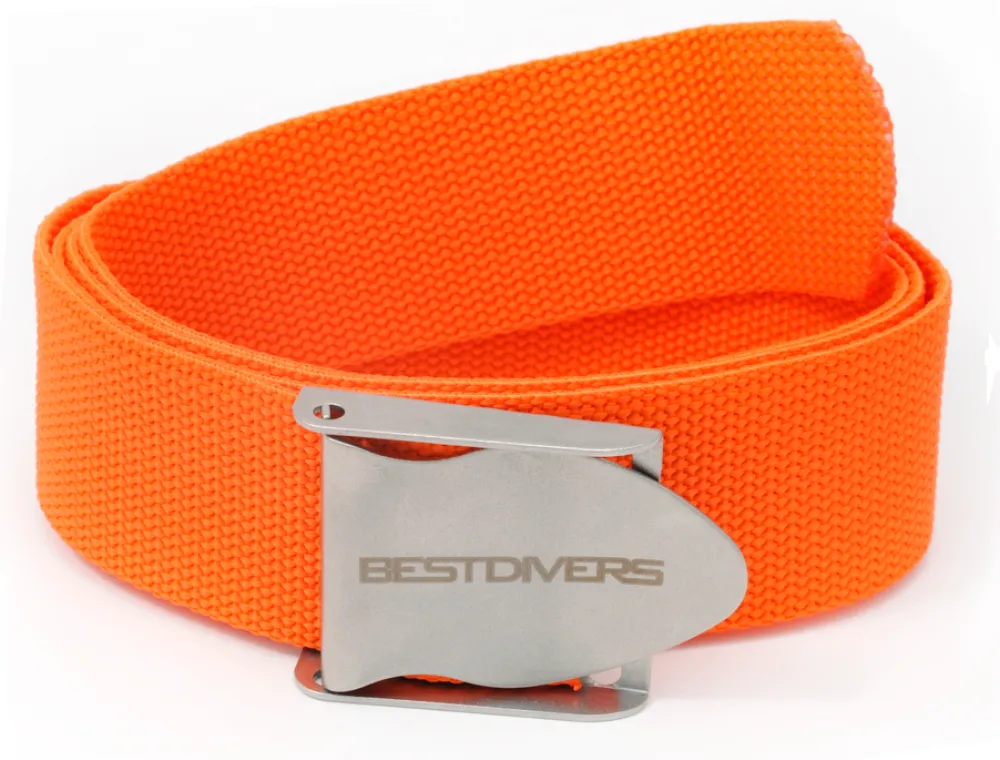 BEST DIVERS Lestage Et Ceintures^Ceinture de plongée Nylon Orange boucle Inox
