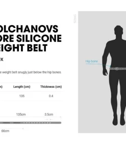 MOLCHANOVS Ceinture Core Silicone Rose