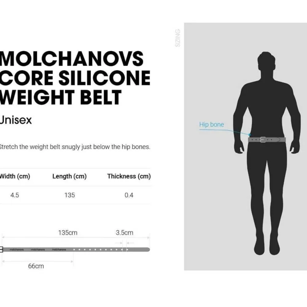 MOLCHANOVS Ceinture Core Silicone Rose