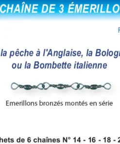 FLASHMER Chaine de 3 Emerillons