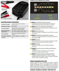 CTEK Chargeur de batterie MXTS 40 12-24 V