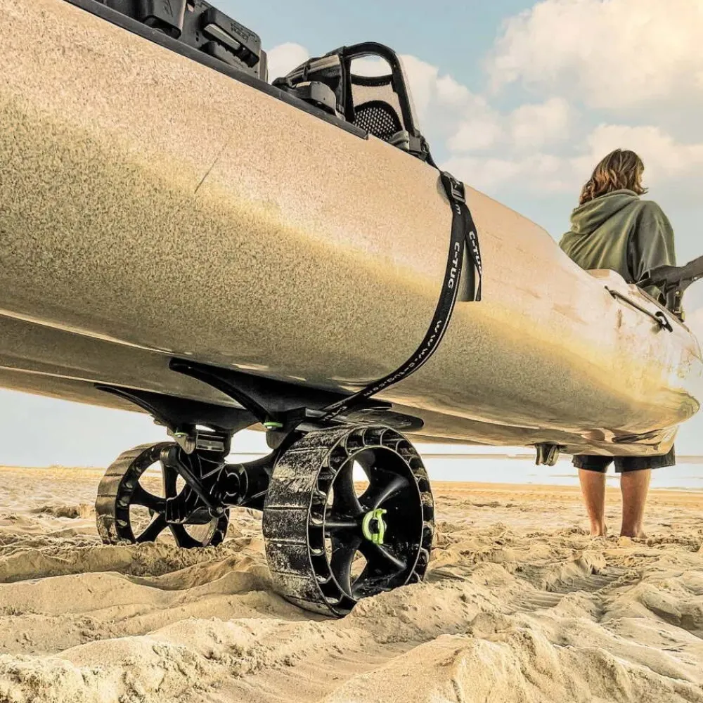 RAILBLAZA Divers|Chariot Kayak^Chariot transport kayak C-Tug R roues Sandtrakz
