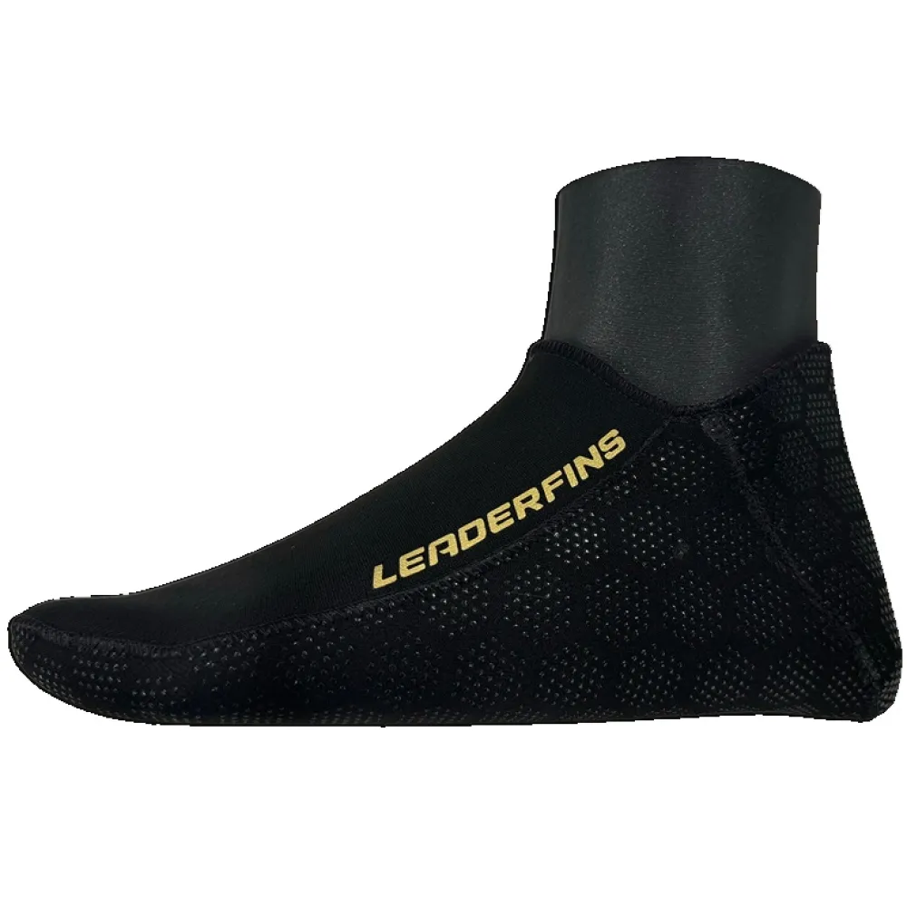 LEADERFINS Accessoire Néoprène^Chaussettes Pro Black Short Socks 3mm