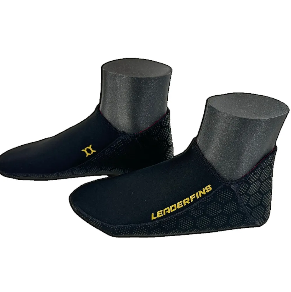 LEADERFINS Accessoire Néoprène^Chaussettes Pro Black Short Socks 3mm