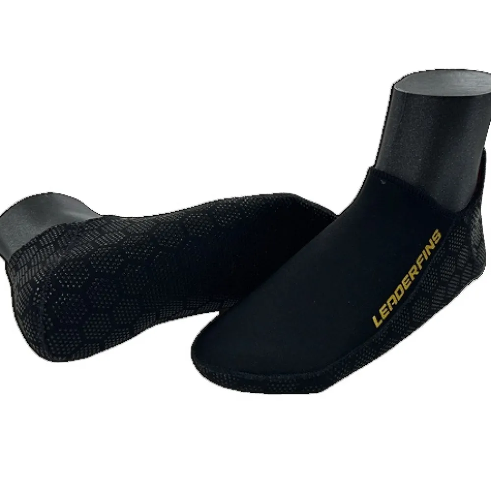 LEADERFINS Accessoire Néoprène^Chaussettes Pro Black Short Socks 3mm