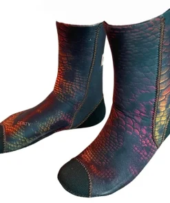 DENTY SPEARFISHING Chaussons Anaconda rouge 5 mm