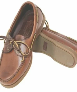 LALIZAS Chaussures Skipper cuir et semelle marron