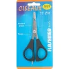 FLASHMER Ciseaux Inox 11 cm Tresse et Anneaux Brisés