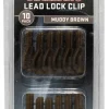 STARBAITS Accessoires De Montage Carpe^Clip plombs Lead Lock Clip Marron