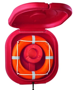 PLASTIMO Coffre de bouée couronne avec porte vendu seul