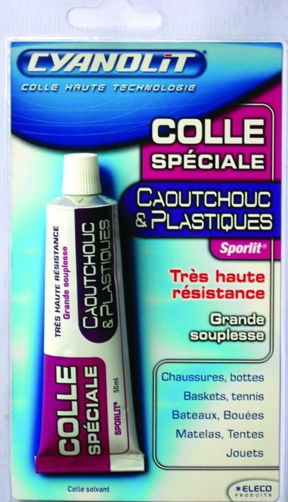 EUROMARINE Colle spéciale caoutchouc et plastique