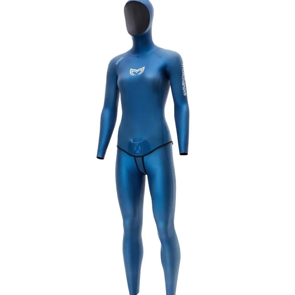 MOLCHANOVS Combinaison Apnée Femme^Combinaison apnée Sport Femme Bleu 1.5 mm